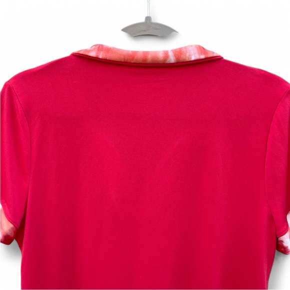 Weekends by Chico’s Active Polo Twist Zip Up Mock Contrast Size Medium - Picture 10 of 11